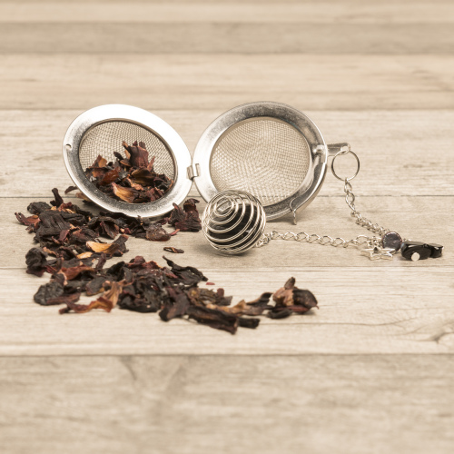 ROOT/BASE Chakra BLACK Gemstone LOOSE TEA INFUSER + Spells