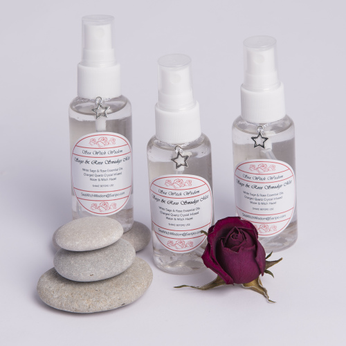 WHITE SAGE & ROSE Smokeless Smudge Spray - 50ml