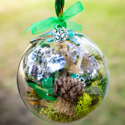 WITCHES BALL Luck & Fortune Theme With A Personalised BLESSING